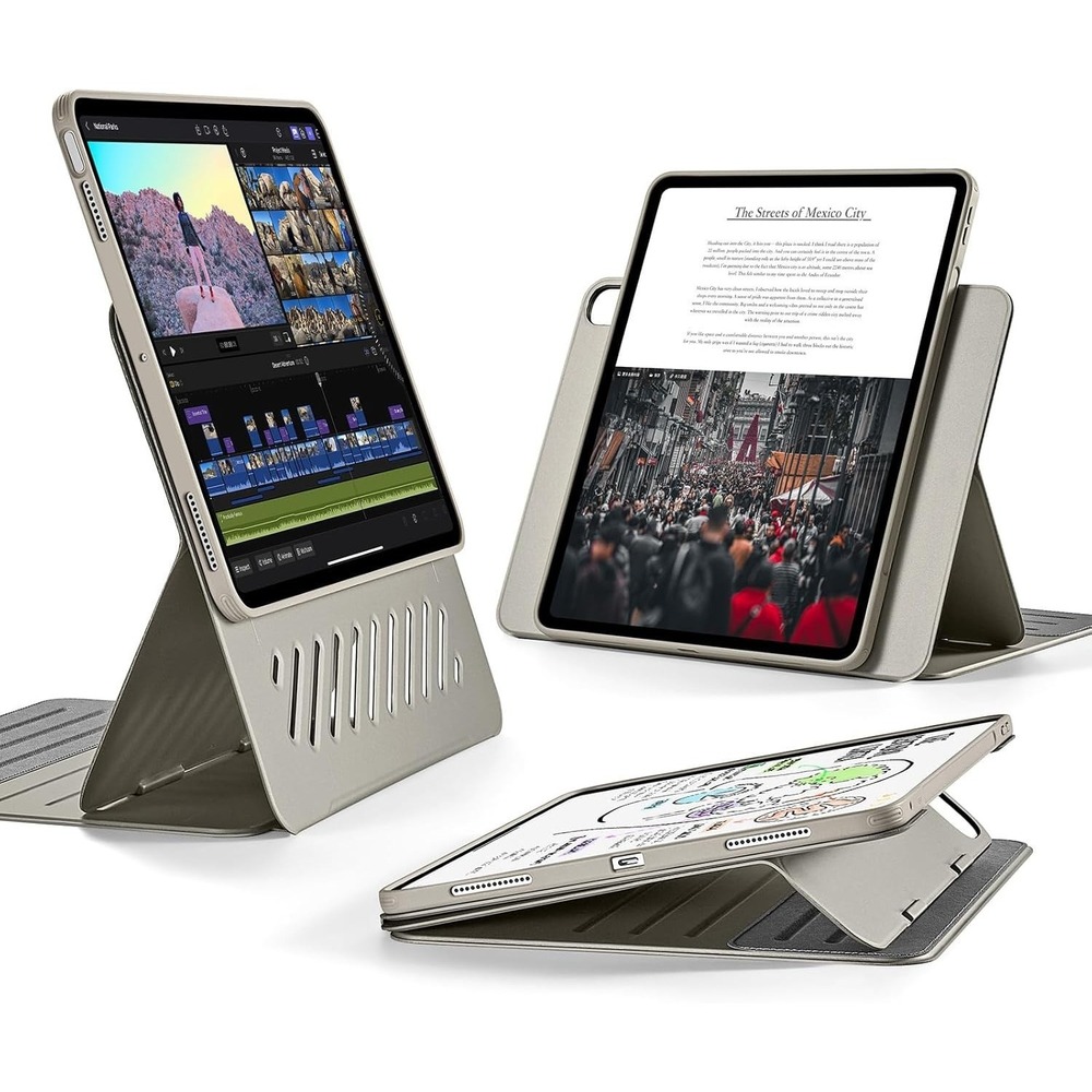 ESR Magnetic Case for iPad Air 11" M3/M2 & 10.9" 5th/4th Gen Titanium‎ Cover